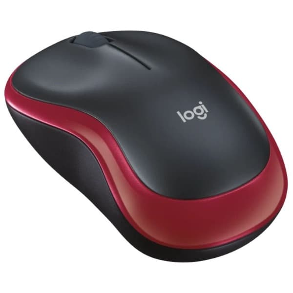 Logitech M185 Wireless USB Mouse (Red) - 3