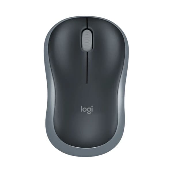 Logitech M185 Wireless USB Mouse (Black) - 1