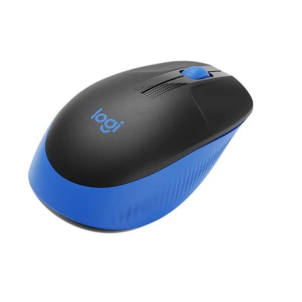 Logitech M190 Optical Wireless Mouse (Blue) - 1