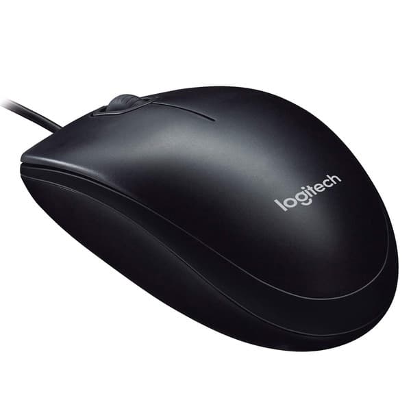 Logitech M90 Wired USB Mouse (Black) - 2
