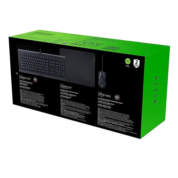 Razer Level Up Bundle - Cynosa Lite, Gigantus V2 Medium, Viper Mini - 5