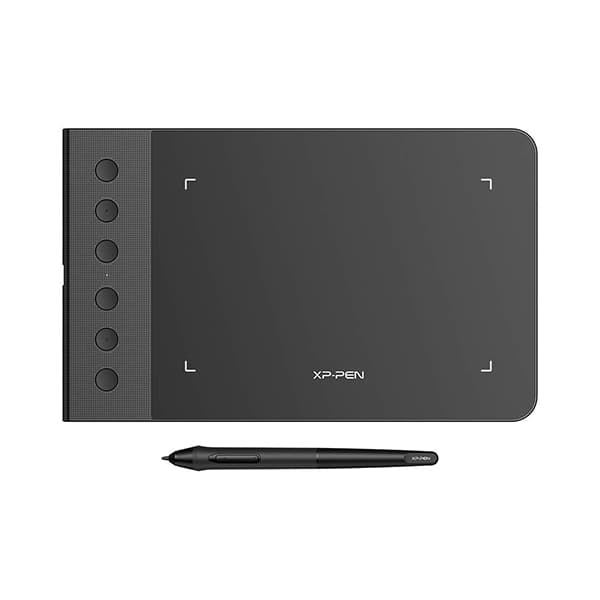 XP-PEN StarG640S Android Supported Graphics Drawing Tablet Pen Tablet, 6 Shortcut Keys, 8192 Levels of Pressure Sensitivity, Battery-Free Stylus and 20 Replacement nibs (Black, 6x4 Size) - 1