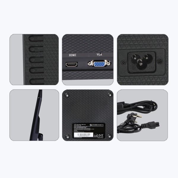 ZEBRONICS ZEB-A20 LED Backlit Computer Monitor Pure Pixel - 2