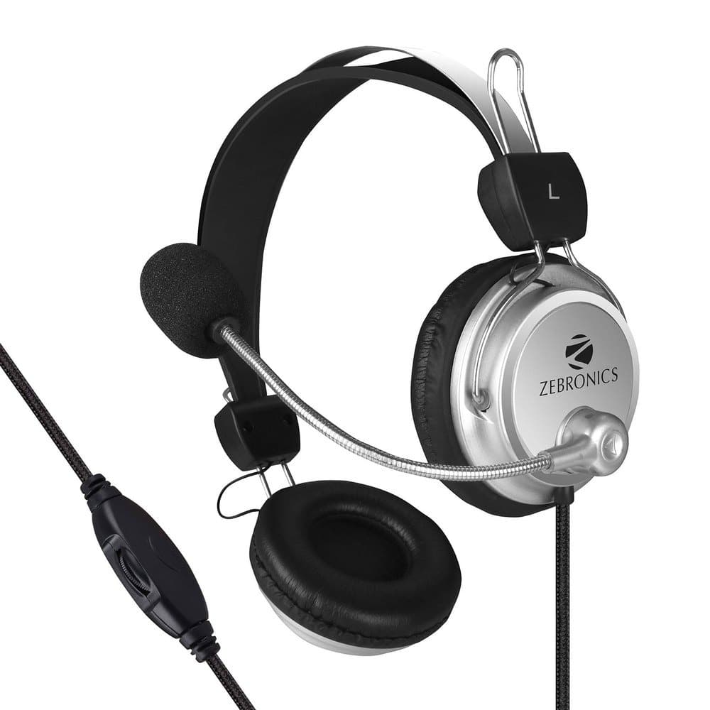 ZEBRONICS ZEB-1000HMV On-Ear Headphone with Mic - 1