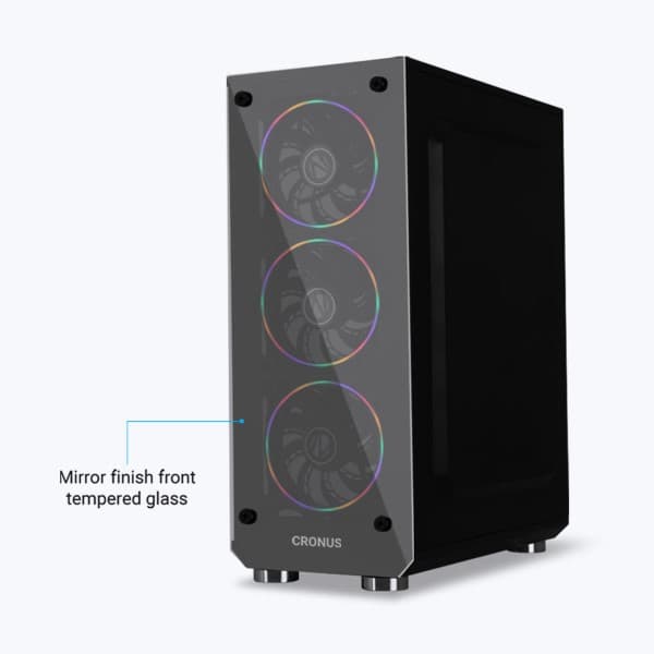 Zebronics Zeb-Cronus Premium Gaming Cabinet - 9