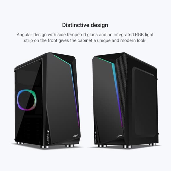 Zebronics Zeb-Enyo Premium gaming Cabinet - 8