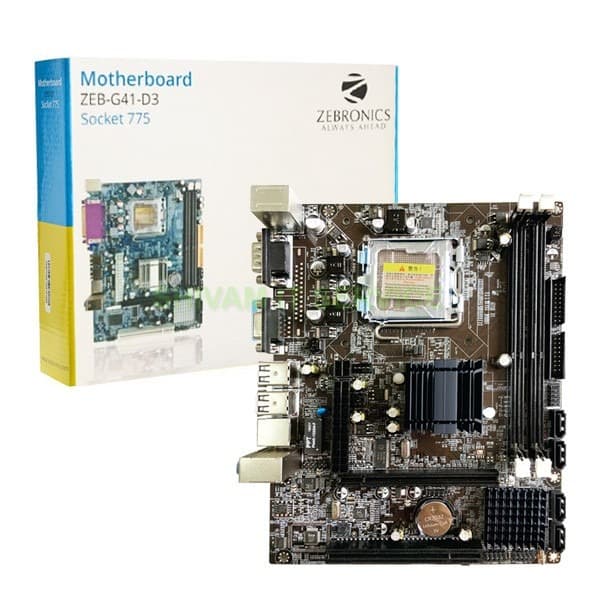 Zebronics ZEB-G41-D3 Socket 775 Motherboard - 1