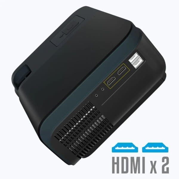 Zebronics Zeb-LP3500 (3800 lm / 2 Speaker) Portable Projector (Black) - 3