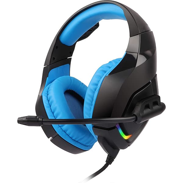 Zebronics Zeb-Rush (Blue) Premium Wired Gaming On Ear Headphone - 1