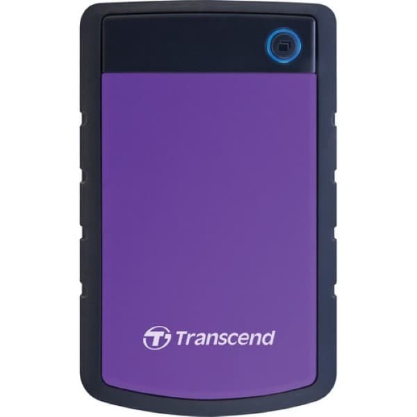 Transcend 2TB StoreJet 25H3P External Hard Drive (Purple) - 1
