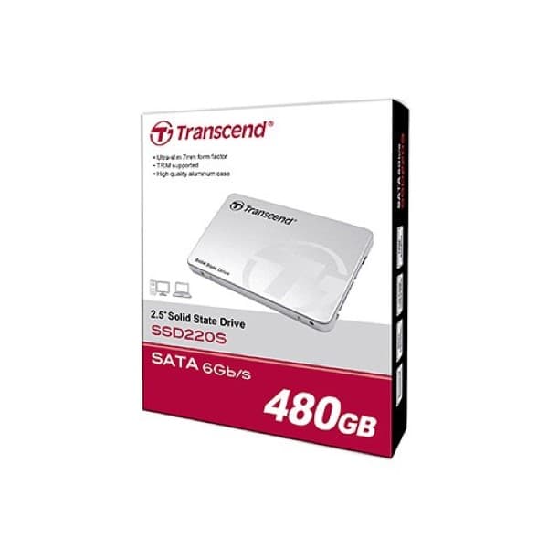 Transcend 480GB SSD220 SATA III 2.5" Internal SSD - 2