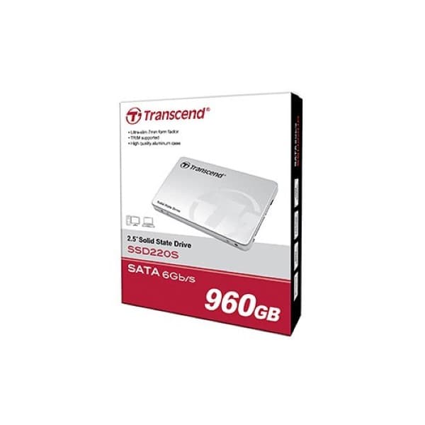 Transcend 960GB SSD220 SATA III 2.5" Internal SSD - 5