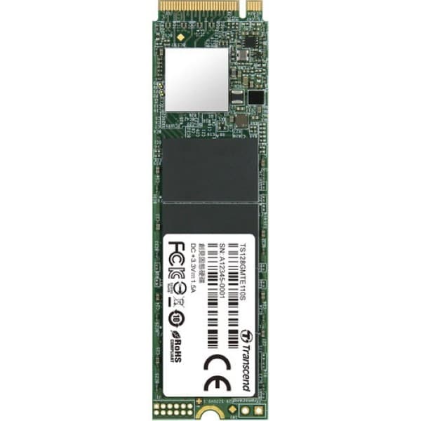 Transcend 128GB 110S M.2 PCIe Gen3 x4 SSD - 1
