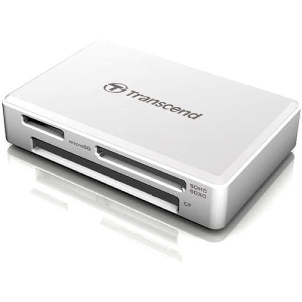 Transcend RDF8 USB 3.1 Gen 1 Card Reader (White) - 1