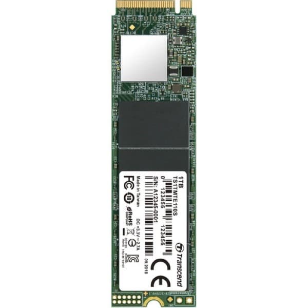 Transcend 1TB 110S M.2 PCIe Gen3 x4 SSD - 1