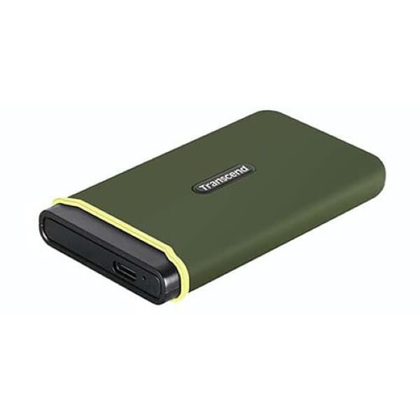 Transcend 2TB ESD380C USB 3.2 Gen 2x2 Portable SSD (Military Green) - 1