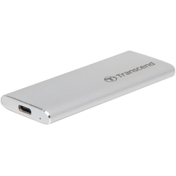 Transcend 500GB ESD260C USB 3.2 Gen 2 Type-C Portable Solid-State Drive (Silver) - 3