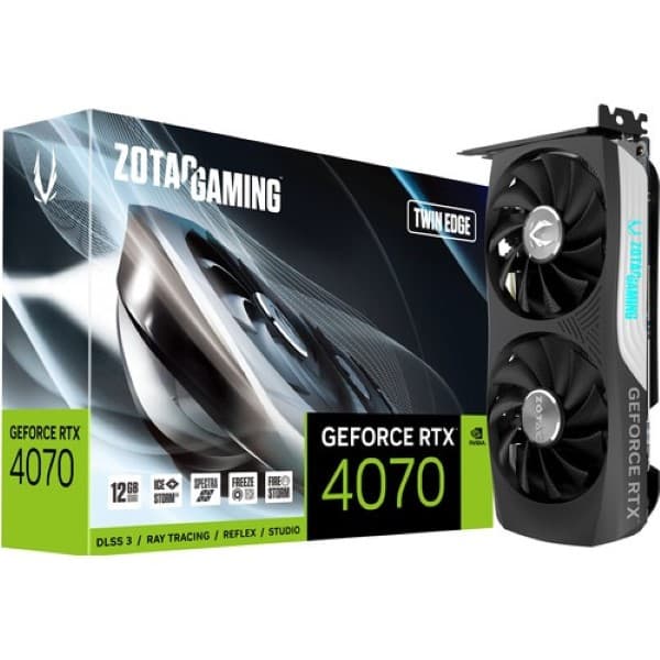 Zotac RTX 4070 Twin Edge 12GB Graphics Card - 1