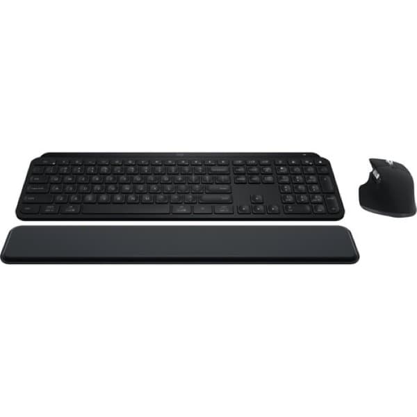 Logitech MX Keys S Combo Wireless Keyboard and Mouse with Wrist rest - 1