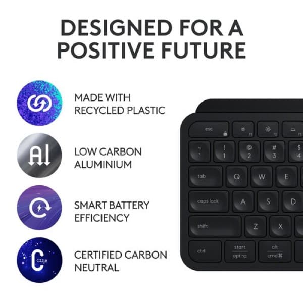Logitech MX Keys S Combo Wireless Keyboard and Mouse with Wrist rest - 5