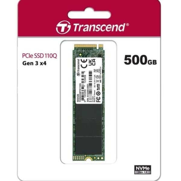 Transcend 500GB SSD NVMe PCIe SSD 110Q - 3