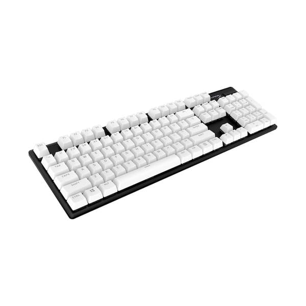 HyperX PBT Keycaps Full Key Set, Double Shot PBT Material, English (US) Layout, 104 Keys (White) - 3