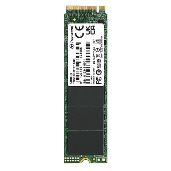 Transcend 500GB SSD NVMe PCIe SSD 110Q - 5