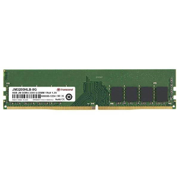Transcend 8GB DDR4 3200 Mhz Desktop RAM JM3200HLB-8G - 1