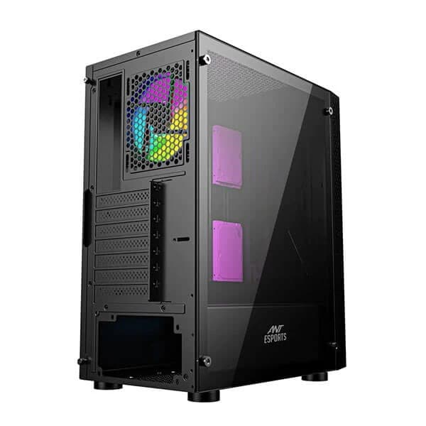 Ant Esports Infinity X (ATX) Mid Tower Cabinet (Black) - 6