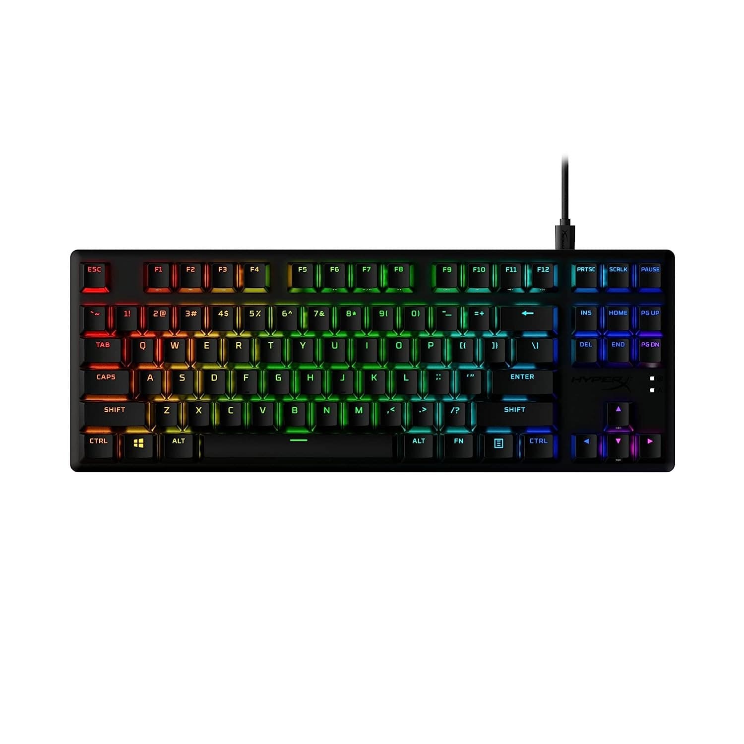 HyperX Alloy Origins Core PBT- Red Mechanical Switch RGB Gaming Keyboard - 1