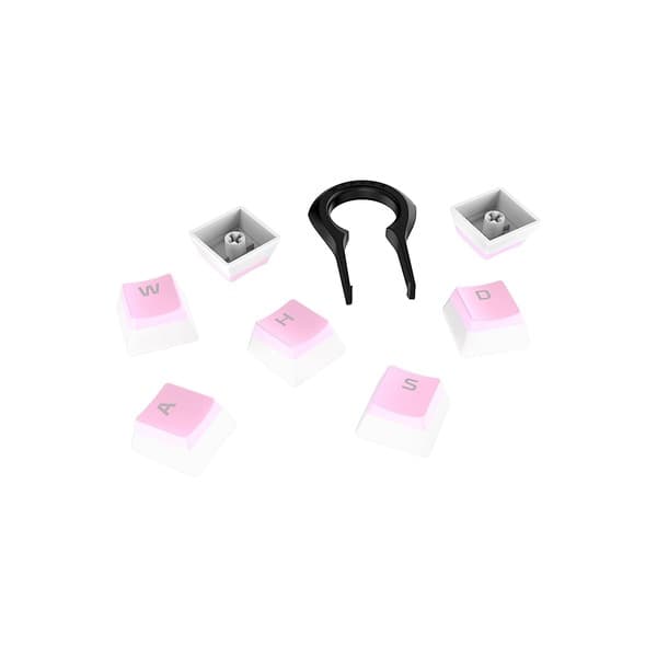 HyperX Pudding Keycaps Full Key Set - PBT (Pink) - 1