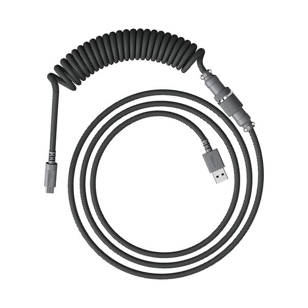 HyperX USB-C Coiled Cable (Gray) - 1