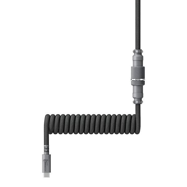 HyperX USB-C Coiled Cable (Gray) - 3