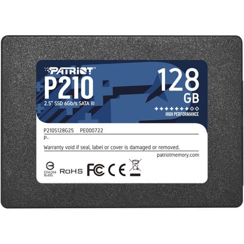 Patriot 128GB P210 Sata III 2.5" Internal SSD