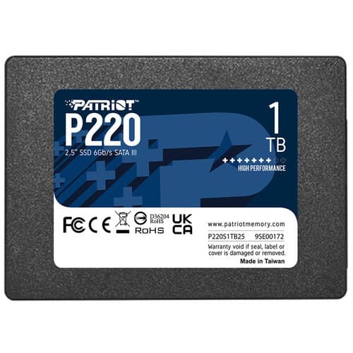 Patriot P220 1TB Internal SSD - 1