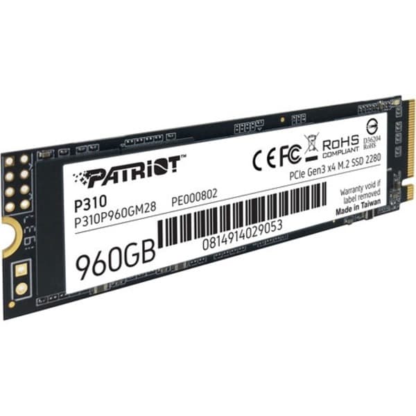 Patriot P310 960GB M.2 NVME Internal SSD - 1