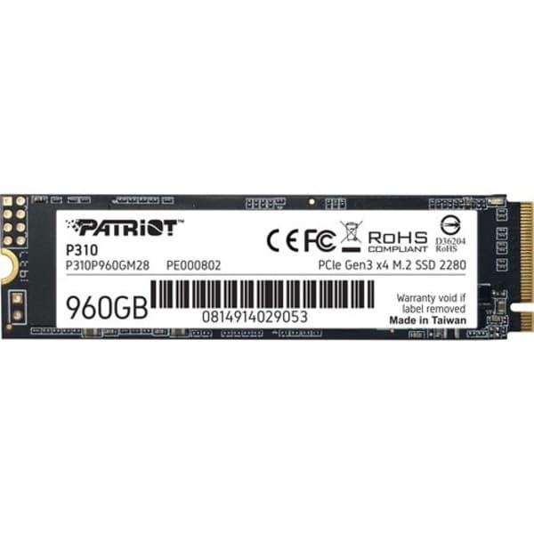 Patriot P310 960GB M.2 NVME Internal SSD - 2