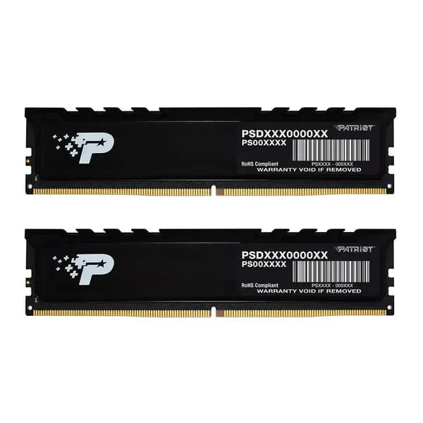 Patriot Signature Premium 32GB (2 x 16GB) DDR5 4800MHz CL40 UDIMM Desktop Ram - 1