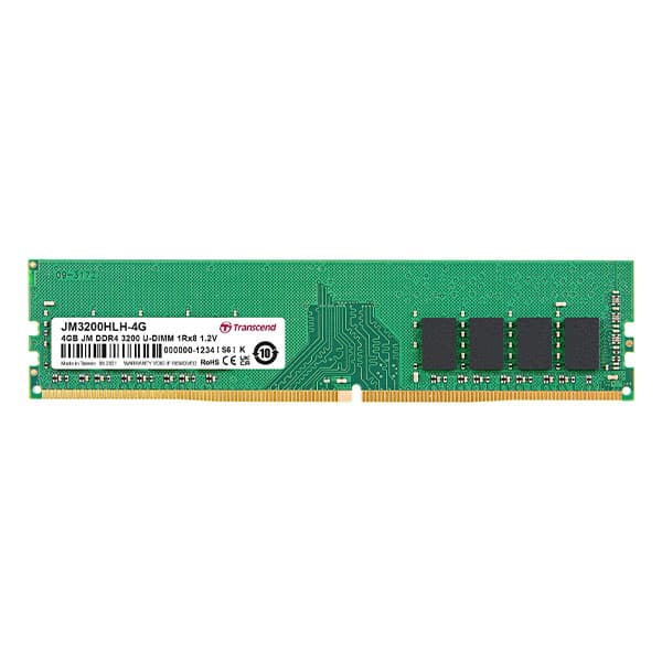 Transcend JetRam DDR4 3200MHz Desktop Memory RAM (4GB) (JM3200HLH-4G) - 1