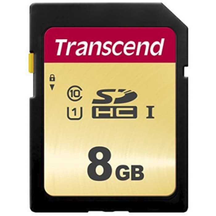 Transcend SDHC 500S 8GB SD Card - 1