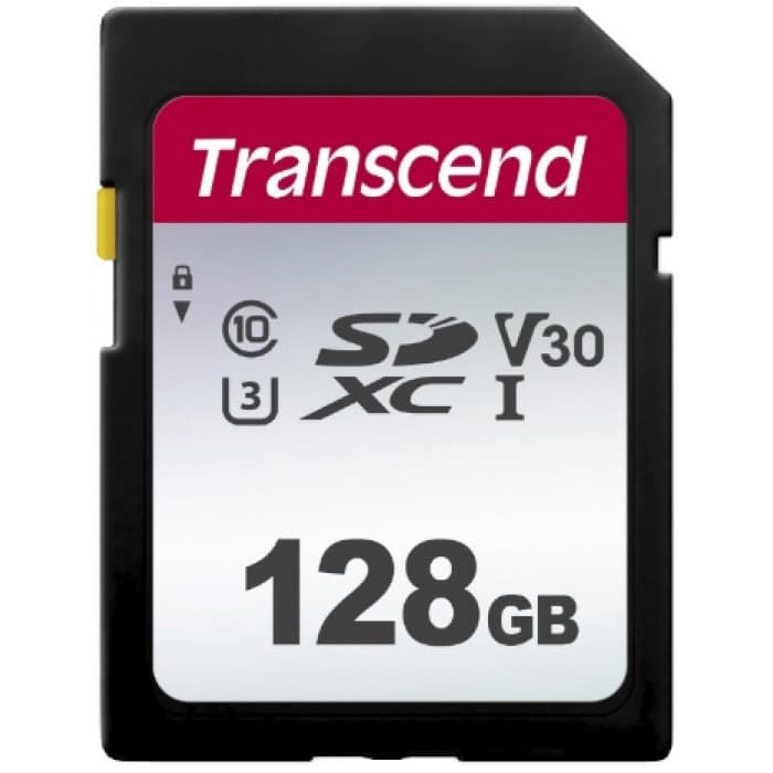 Transcend SD Card SDXC 300S 128GB SD Card - 1