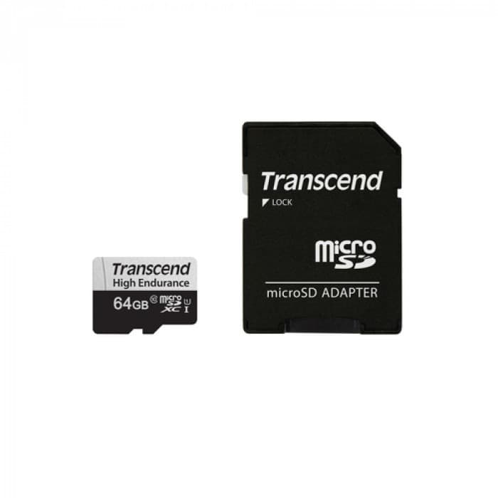 Transcend microSD Card SDXC 350V 64GB Memory Card - 1