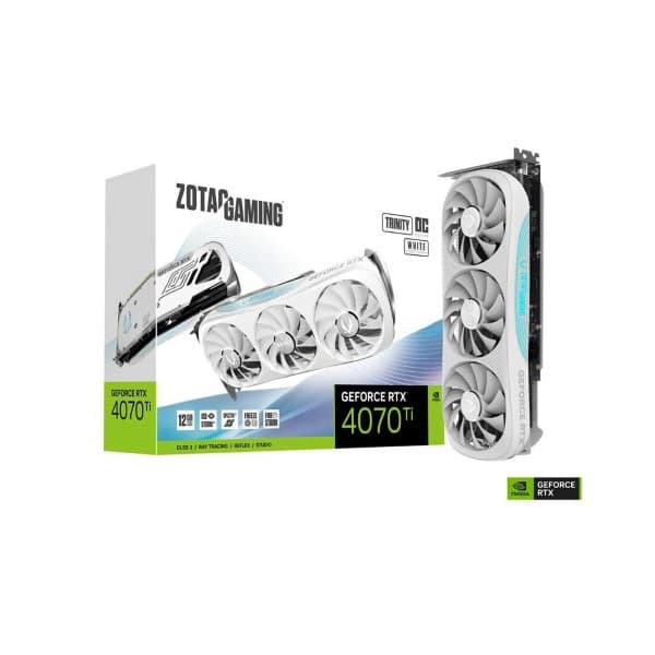 ZOTAC GAMING GeForce RTX 4070 Ti Trinity OC White Edition - 1