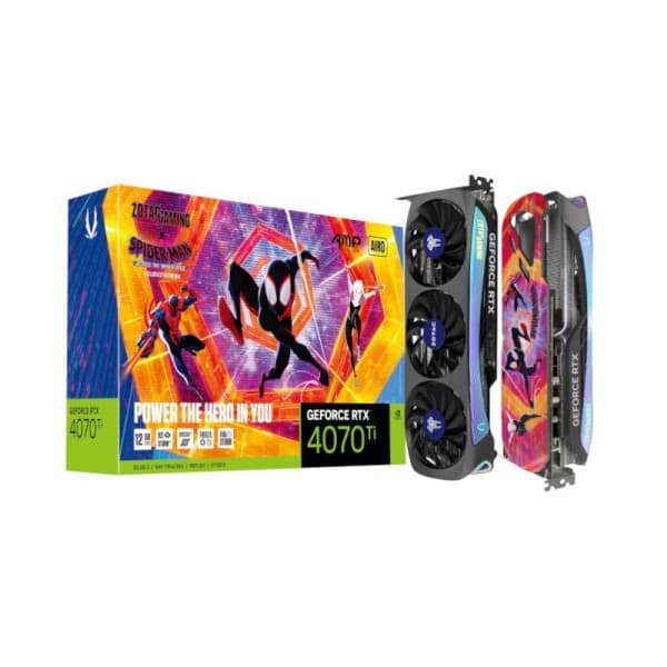 ZOTAC Gaming GeForce RTX 4070 Ti AMP AIRO SPIDERMAN: Across the Spider-Verse Bundle - 1
