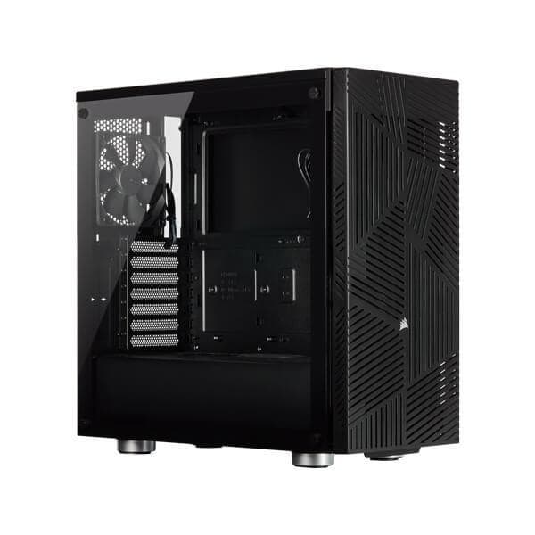 Corsair Carbide 275R Mid-Tower ATX Gaming Case, Tempered Glass (Black) - 1