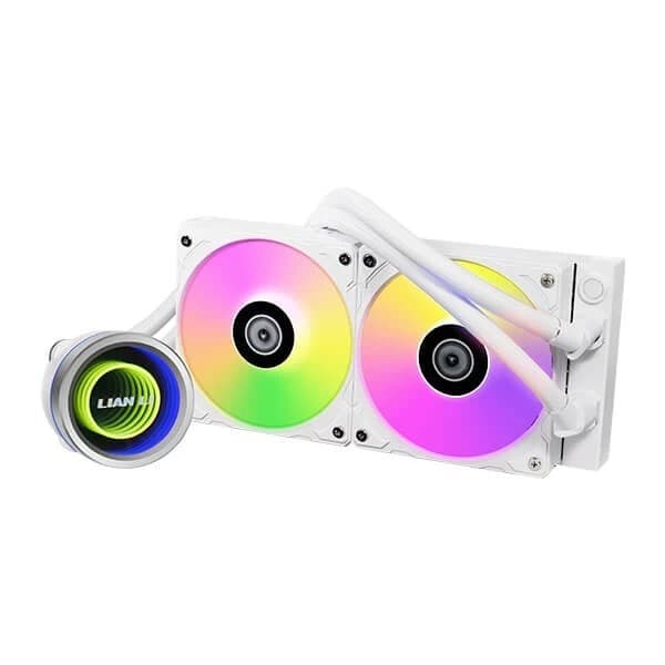 Lian Li Galahad II Trinity ARGB All In One 240mm CPU Liquid Cooler (White) - 7