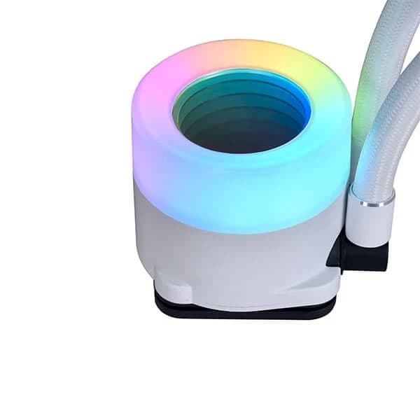 Lian Li Galahad II Trinity ARGB All In One 240mm CPU Liquid Cooler (White) - 4