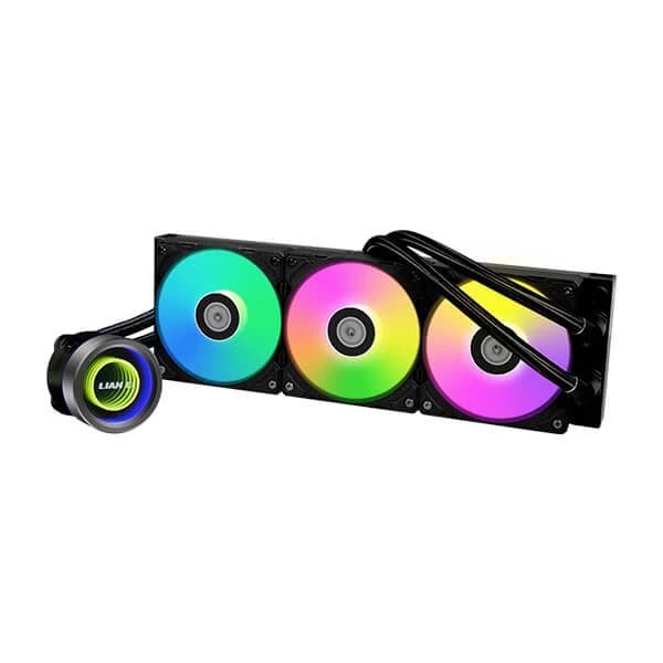 Lian Li Galahad II Trinity ARGB All In One 360mm CPU Liquid Cooler (Black) - 1