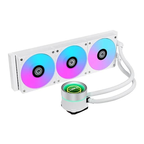 Lian Li Galahad II Trinity ARGB All In One 360mm CPU Liquid Cooler (White) - 2