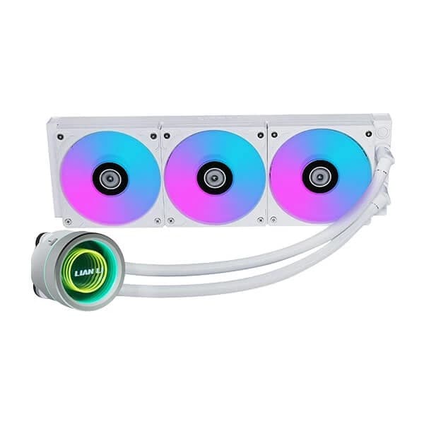 Lian Li Galahad II Trinity ARGB All In One 360mm CPU Liquid Cooler (White) - 1